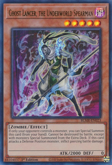 Ghost Lancer, the Underworld Spearman [BLMR-EN023] Ultra Rare | Galactic Gamez