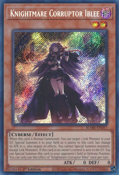 Knightmare Corruptor Iblee [BLMR-EN057] Secret Rare | Galactic Gamez