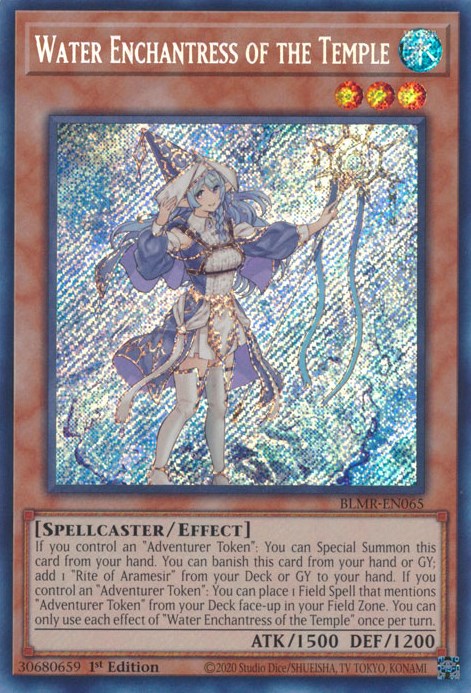 Water Enchantress of the Temple [BLMR-EN065] Secret Rare | Galactic Gamez