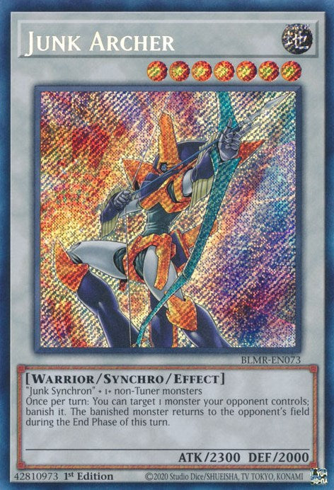 Junk Archer [BLMR-EN073] Secret Rare | Galactic Gamez