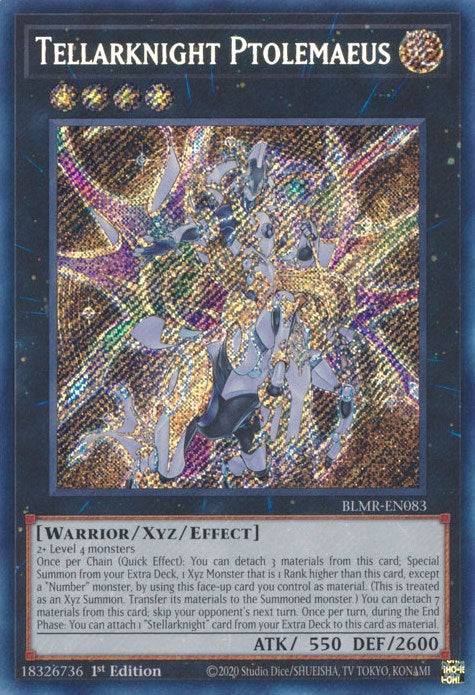 Tellarknight Ptolemaeus [BLMR-EN083] Secret Rare | Galactic Gamez