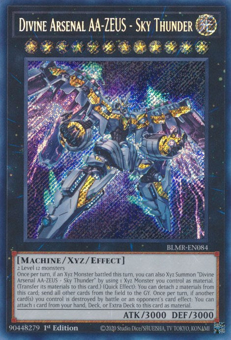 Divine Arsenal AA-ZEUS - Sky Thunder [BLMR-EN084] Secret Rare | Galactic Gamez