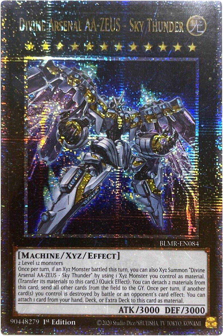 Divine Arsenal AA-ZEUS - Sky Thunder [BLMR-EN084] Quarter Century Secret Rare | Galactic Gamez