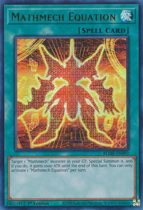 Mathmech Equation [BLMR-EN092] Ultra Rare | Galactic Gamez