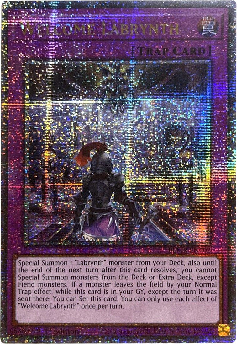 Welcome Labrynth [BLMR-EN102] Quarter Century Secret Rare | Galactic Gamez