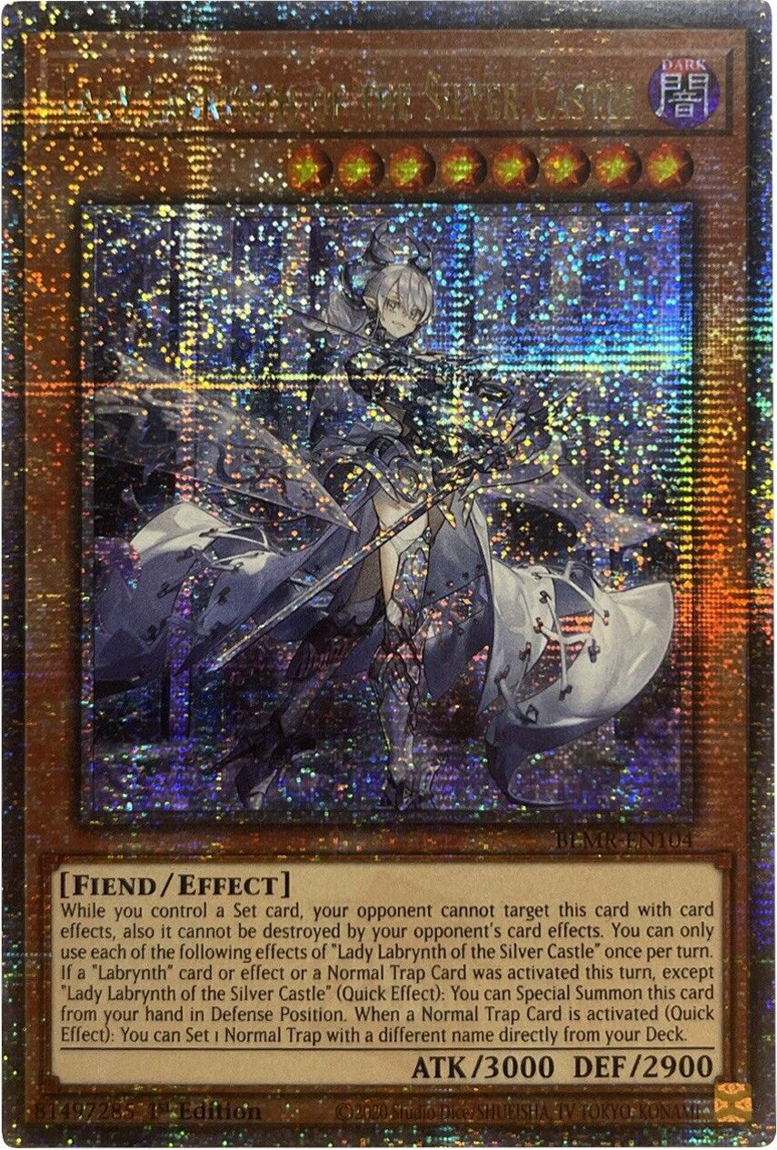 Lady Labrynth of the Silver Castle [BLMR-EN104] Quarter Century Secret Rare | Galactic Gamez