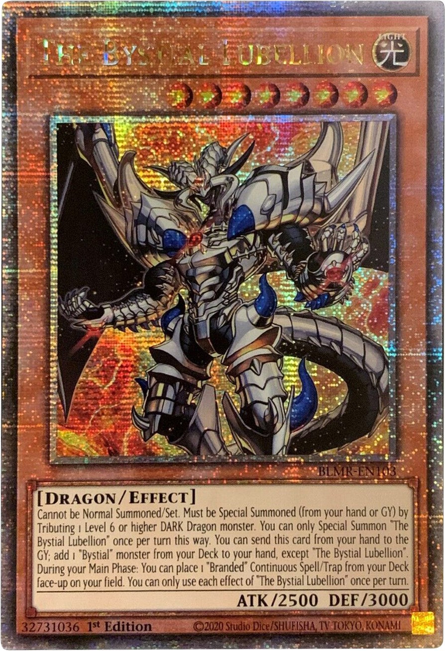 The Bystial Lubellion [BLMR-EN103] Quarter Century Secret Rare | Galactic Gamez