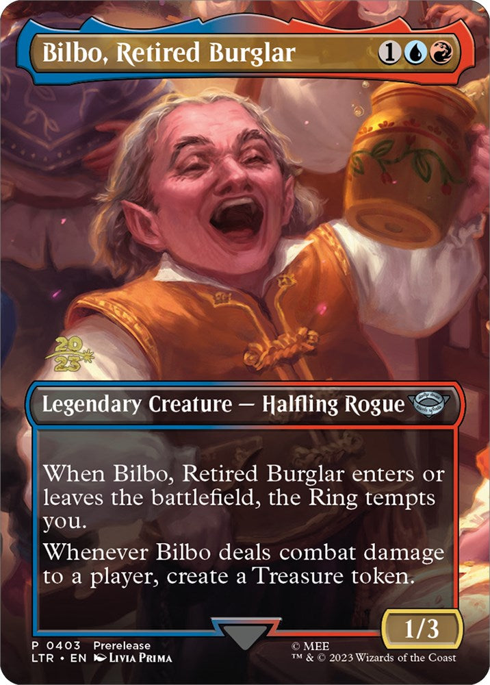 Bilbo, Retired Burglar [The Lord of the Rings: Tales of Middle-Earth Prerelease Promos] | Galactic Gamez