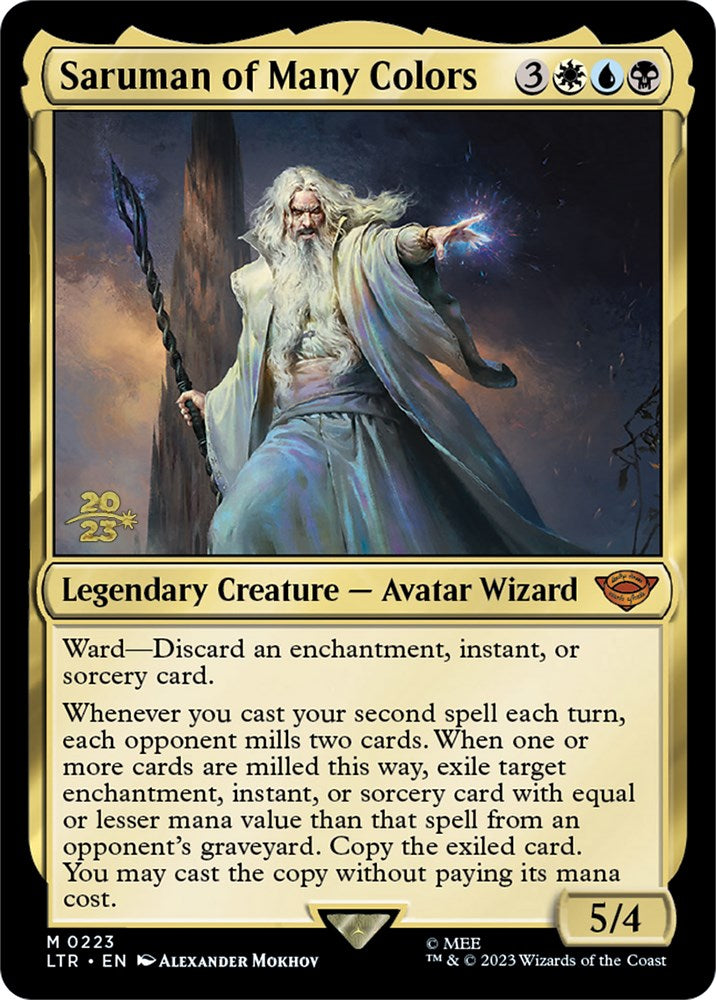 Saruman of Many Colors [The Lord of the Rings: Tales of Middle-Earth Prerelease Promos] | Galactic Gamez