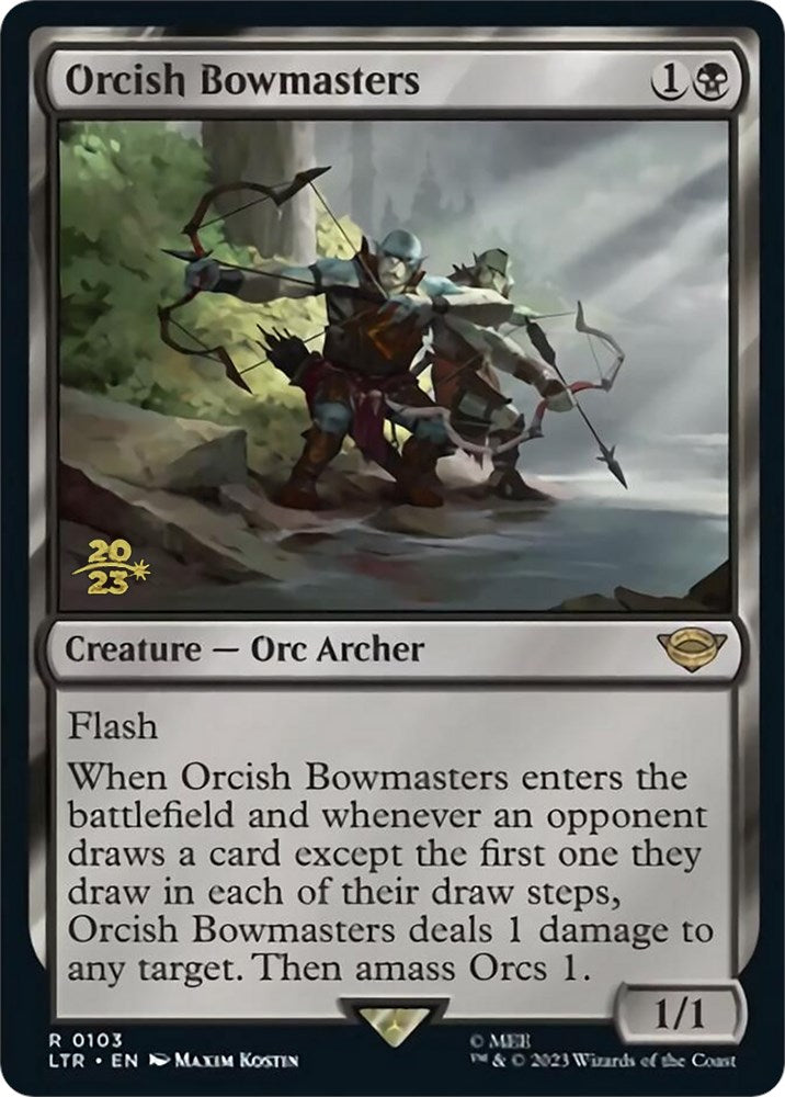 Orcish Bowmasters [The Lord of the Rings: Tales of Middle-Earth Prerelease Promos] | Galactic Gamez