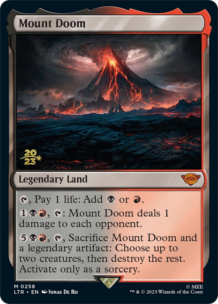 Mount Doom [The Lord of the Rings: Tales of Middle-Earth Prerelease Promos] | Galactic Gamez