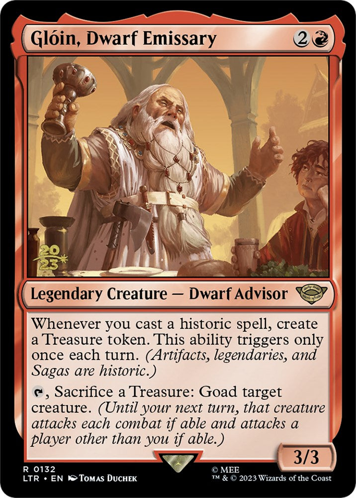 Gloin, Dwarf Emissary [The Lord of the Rings: Tales of Middle-Earth Prerelease Promos] | Galactic Gamez