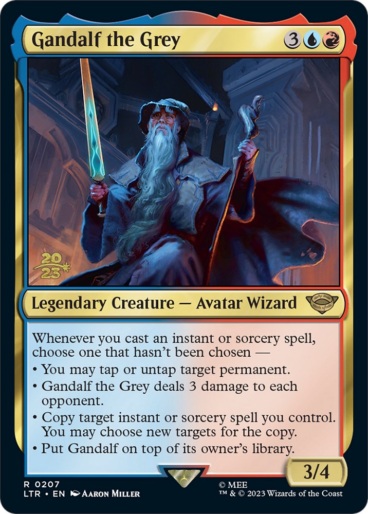 Gandalf the Grey [The Lord of the Rings: Tales of Middle-Earth Prerelease Promos] | Galactic Gamez