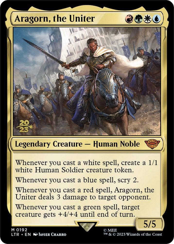 Aragorn, the Uniter [The Lord of the Rings: Tales of Middle-Earth Prerelease Promos] | Galactic Gamez