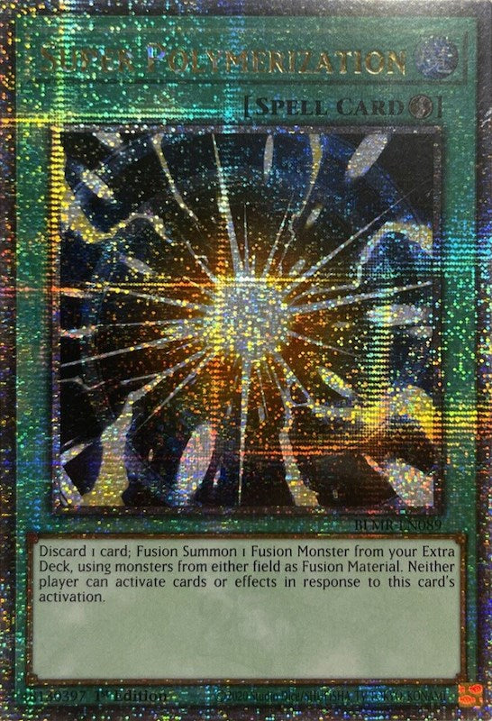 Super Polymerization [BLMR-EN089] Quarter Century Secret Rare | Galactic Gamez