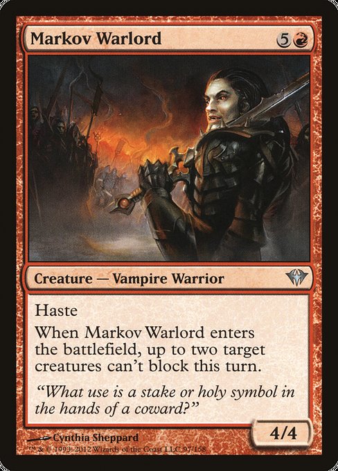 Markov Warlord [Dark Ascension] | Galactic Gamez
