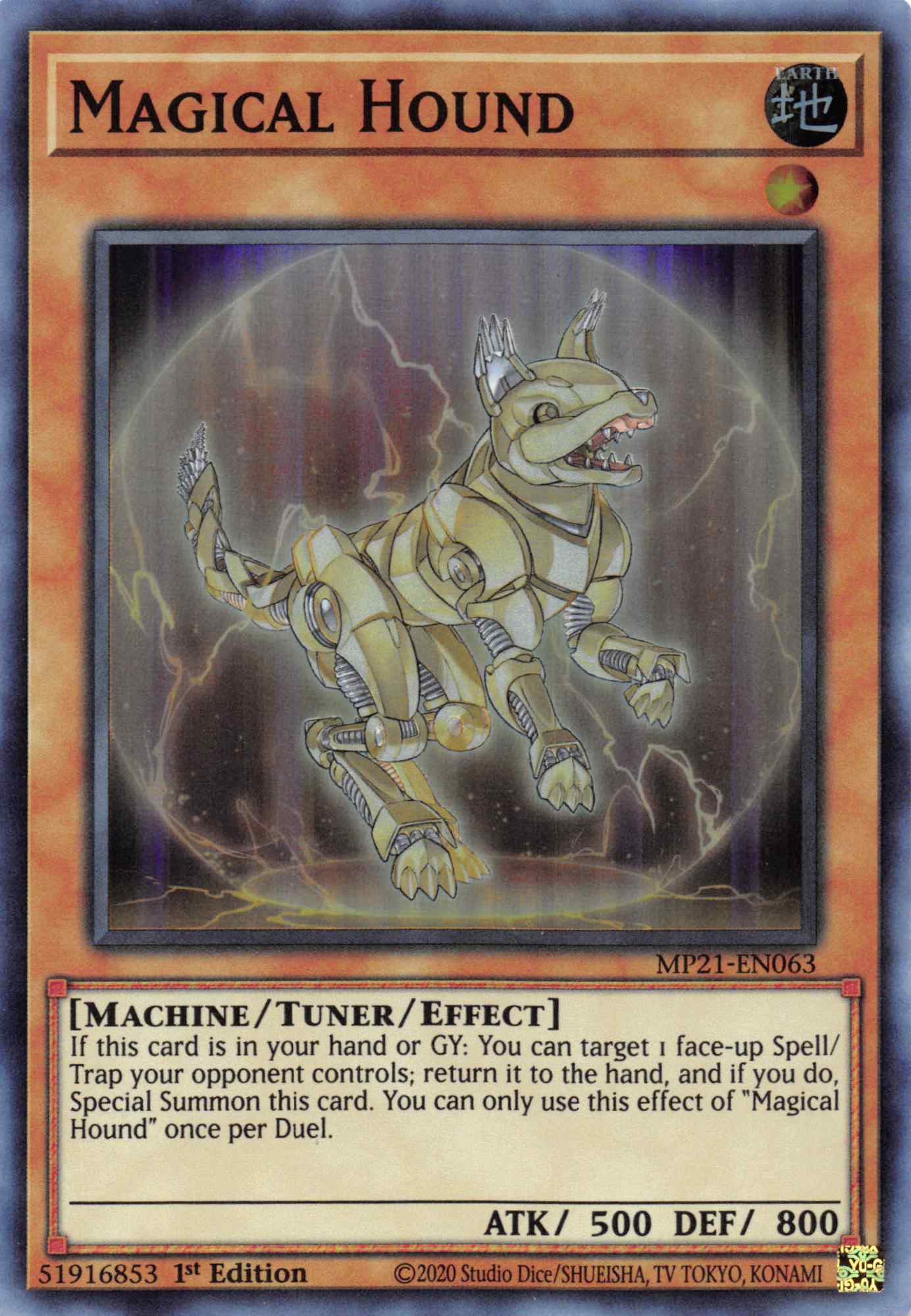 Magical Hound [MP21-EN063] Super Rare | Galactic Gamez