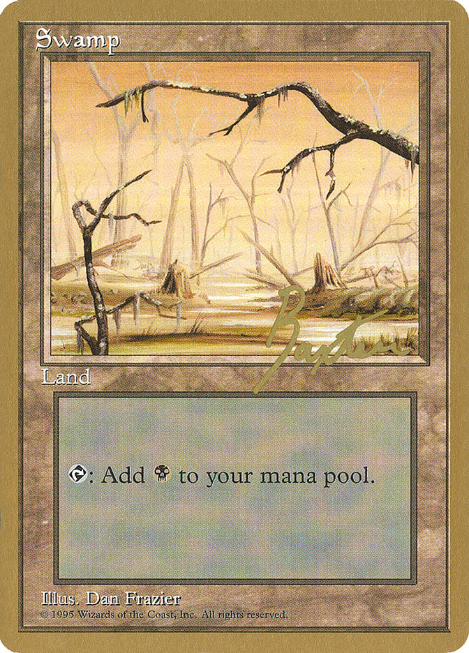 Swamp (gb370) (George Baxter) [Pro Tour Collector Set] | Galactic Gamez