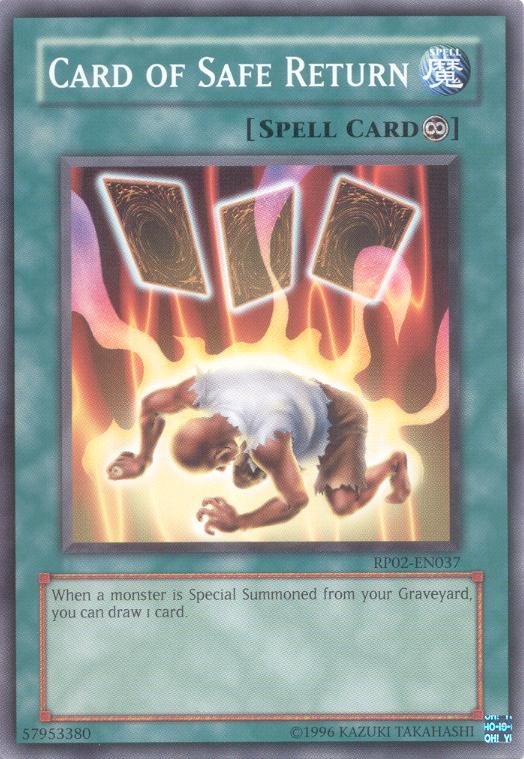 Card of Safe Return [RP02-EN037] Common | Galactic Gamez