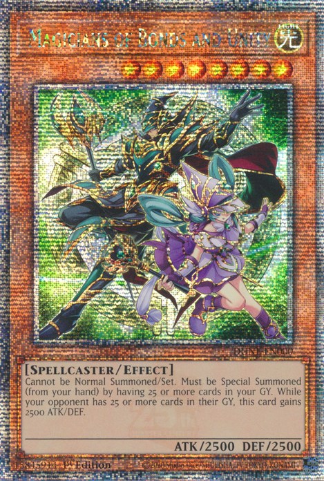 Magicians of Bonds and Unity [DUNE-EN000] Quarter Century Secret Rare | Galactic Gamez