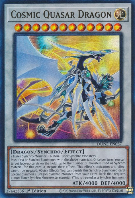 Cosmic Quasar Dragon [DUNE-EN037] Ultra Rare | Galactic Gamez