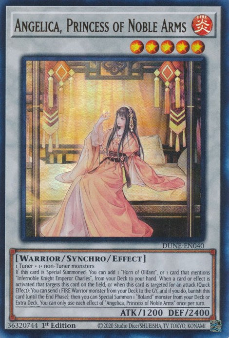 Angelica, Princess of Noble Arms [DUNE-EN040] Ultra Rare | Galactic Gamez