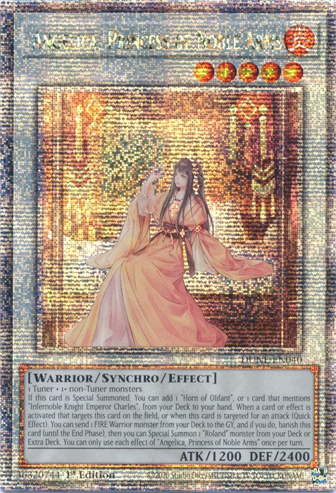 Angelica, Princess of Noble Arms [DUNE-EN040] Quarter Century Secret Rare | Galactic Gamez