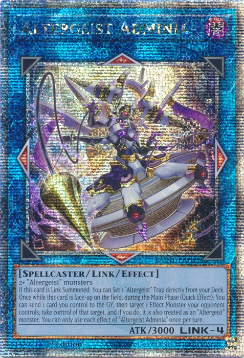 Altergeist Adminia [DUNE-EN047] Quarter Century Secret Rare | Galactic Gamez