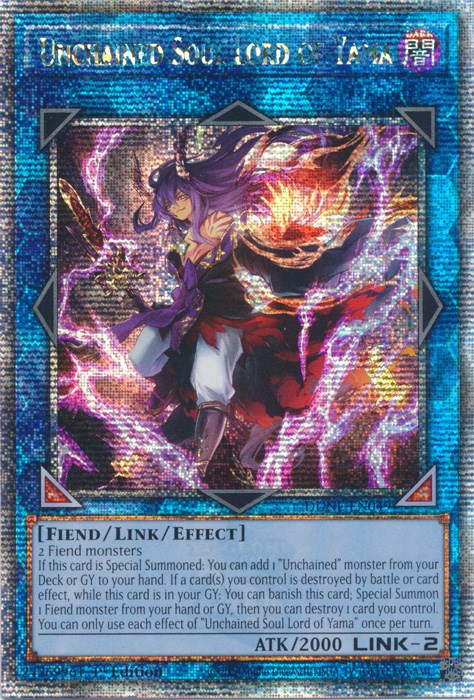 Unchained Soul Lord of Yama [DUNE-EN049] Quarter Century Secret Rare | Galactic Gamez