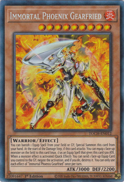 Immortal Phoenix Gearfried (CR) [TOCH-EN012] Collector's Rare | Galactic Gamez