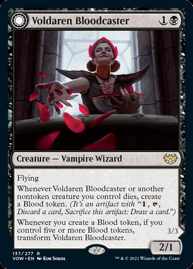 Voldaren Bloodcaster // Bloodbat Summoner [Innistrad: Crimson Vow] | Galactic Gamez