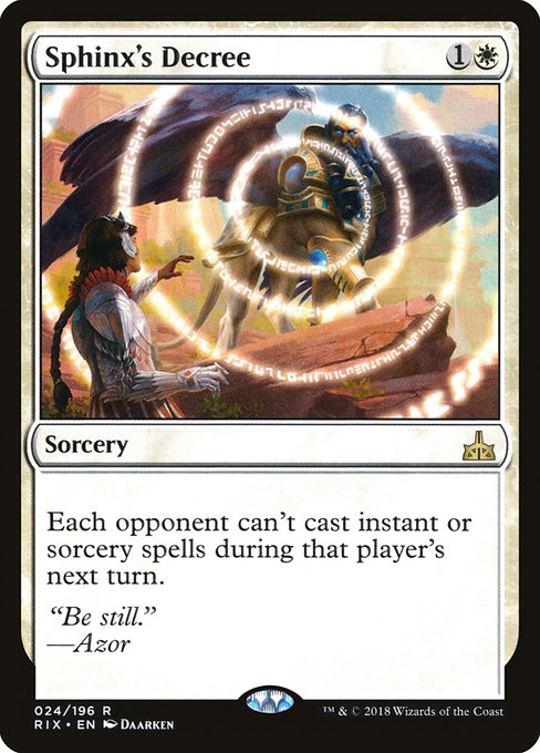 Sphinx's Decree [Rivals of Ixalan] | Galactic Gamez
