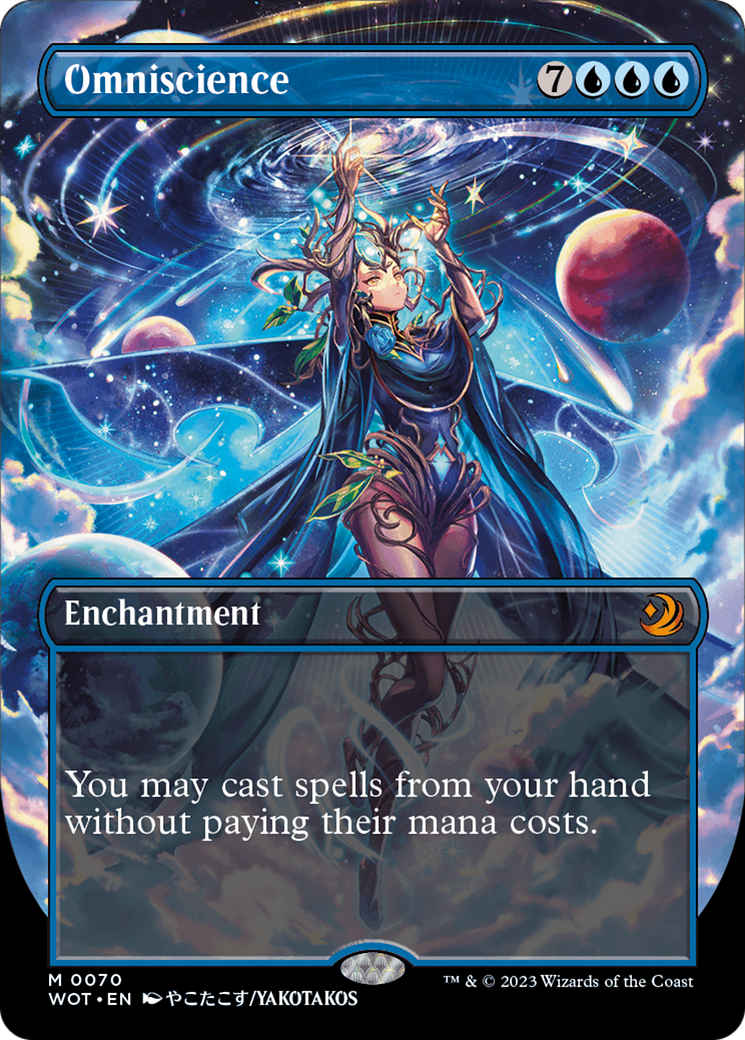 Omniscience (Anime Borderless) [Wilds of Eldraine: Enchanting Tales] | Galactic Gamez