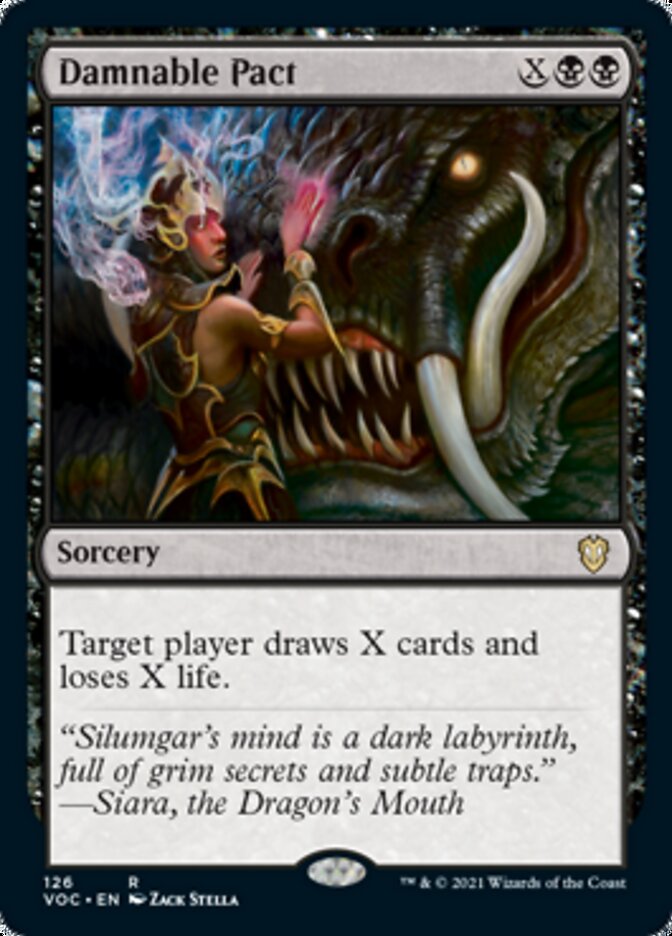 Damnable Pact [Innistrad: Crimson Vow Commander] | Galactic Gamez