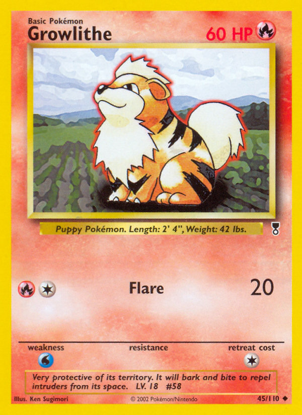 Growlithe (45/110) [Legendary Collection] | Galactic Gamez