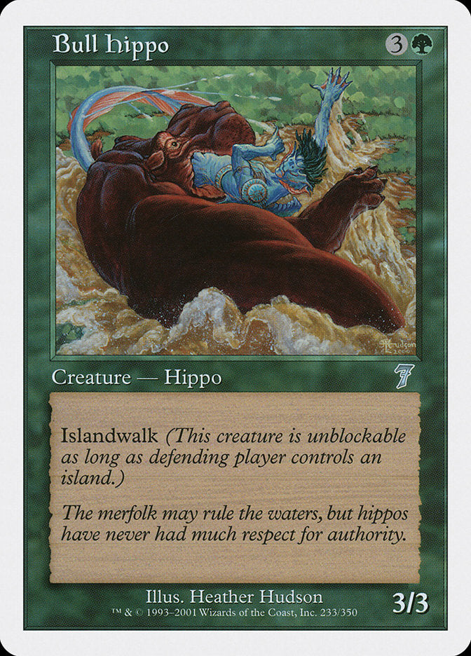 Bull Hippo [Seventh Edition] | Galactic Gamez
