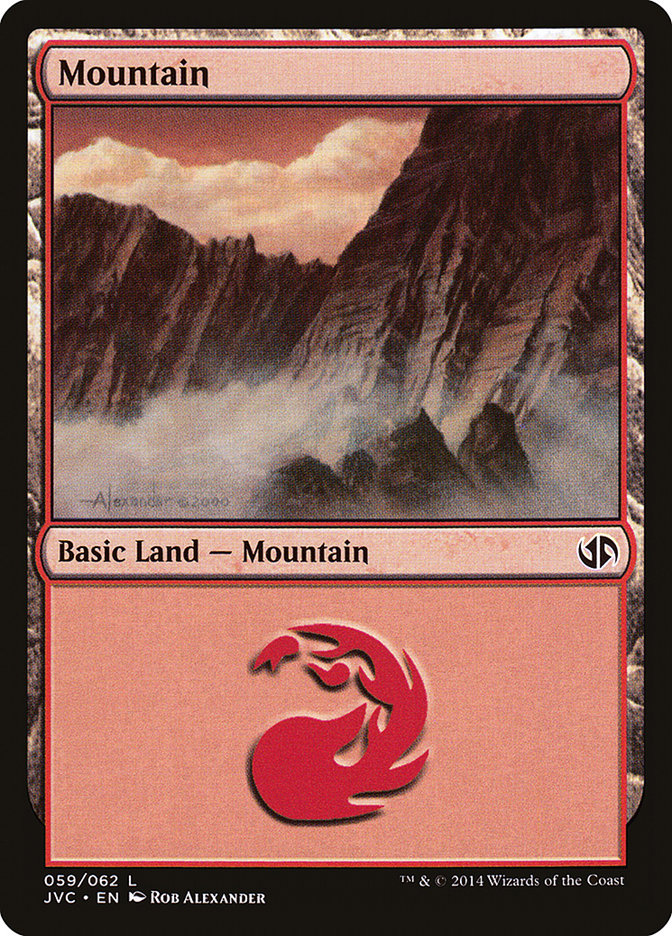 Mountain (59) [Duel Decks Anthology] | Galactic Gamez