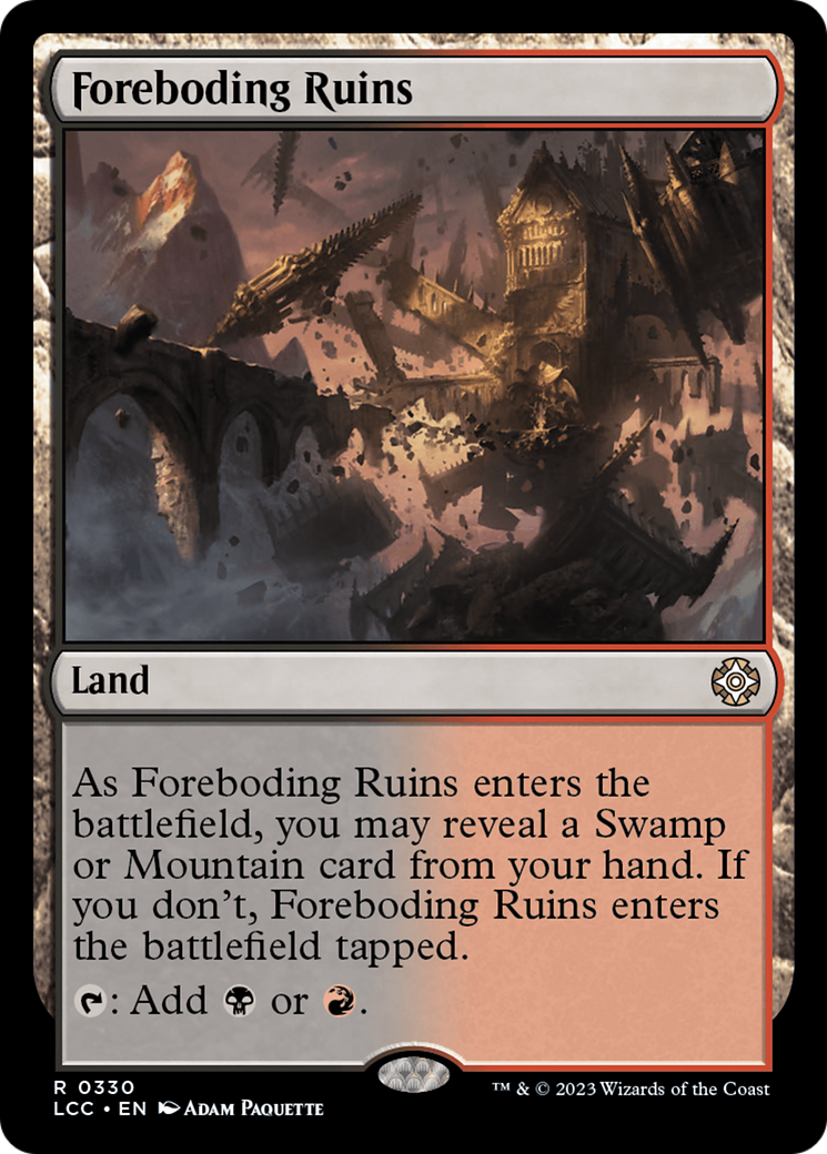 Foreboding Ruins [The Lost Caverns of Ixalan Commander] | Galactic Gamez