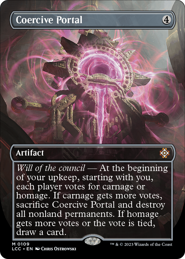 Coercive Portal (Borderless) [The Lost Caverns of Ixalan Commander] | Galactic Gamez