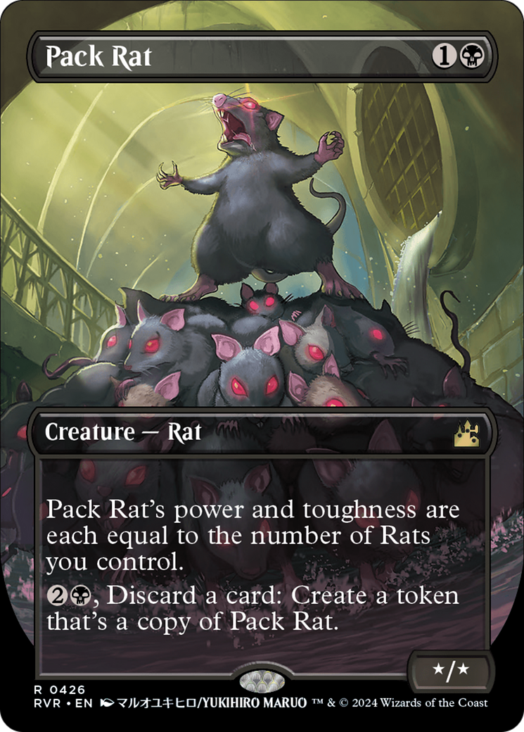 Pack Rat (Anime Borderless) [Ravnica Remastered] | Galactic Gamez