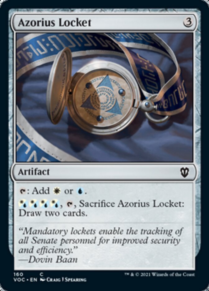 Azorius Locket [Innistrad: Crimson Vow Commander] | Galactic Gamez