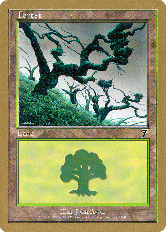 Forest (rl331) (Raphael Levy) [World Championship Decks 2002] | Galactic Gamez