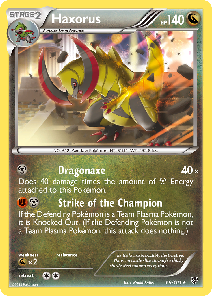 Haxorus (69/101) [Black & White: Plasma Blast] | Galactic Gamez