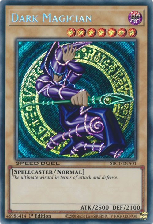 Dark Magician [SBC1-ENA01] Secret Rare | Galactic Gamez