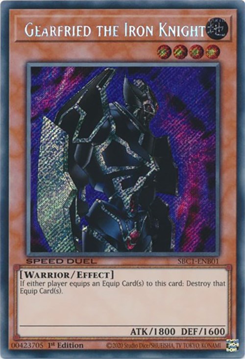 Gearfried the Iron Knight [SBC1-ENB01] Secret Rare | Galactic Gamez