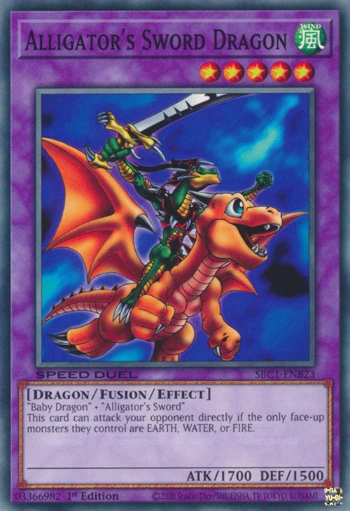 Alligator's Sword Dragon [SBC1-ENB23] Common | Galactic Gamez