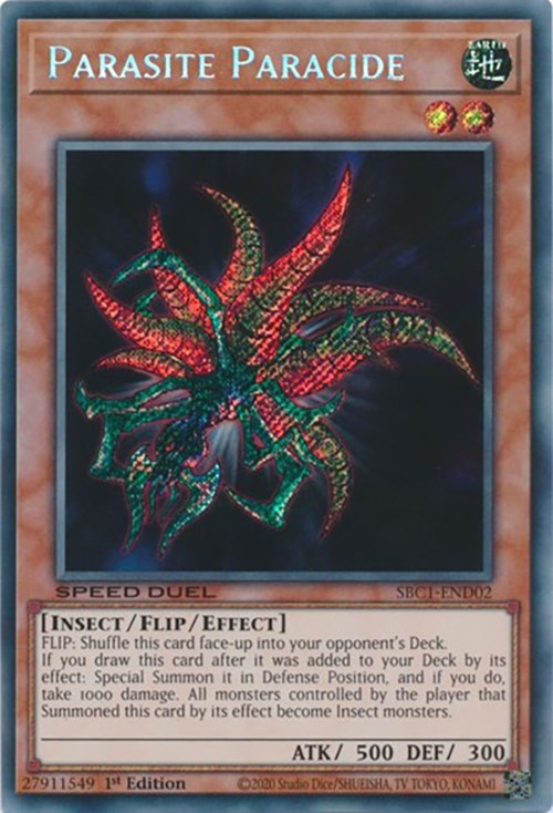 Parasite Paracide [SBC1-END02] Secret Rare | Galactic Gamez