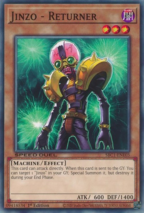 Jinzo - Returner [SBC1-ENE03] Common | Galactic Gamez