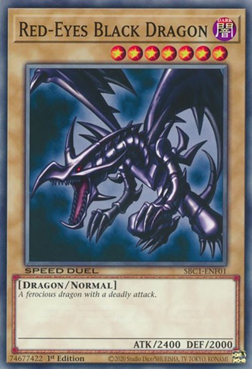 Red-Eyes Black Dragon [SBC1-ENF01] Common | Galactic Gamez