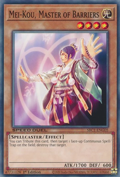 Mei-Kou, Master of Barriers [SBC1-ENG05] Common | Galactic Gamez